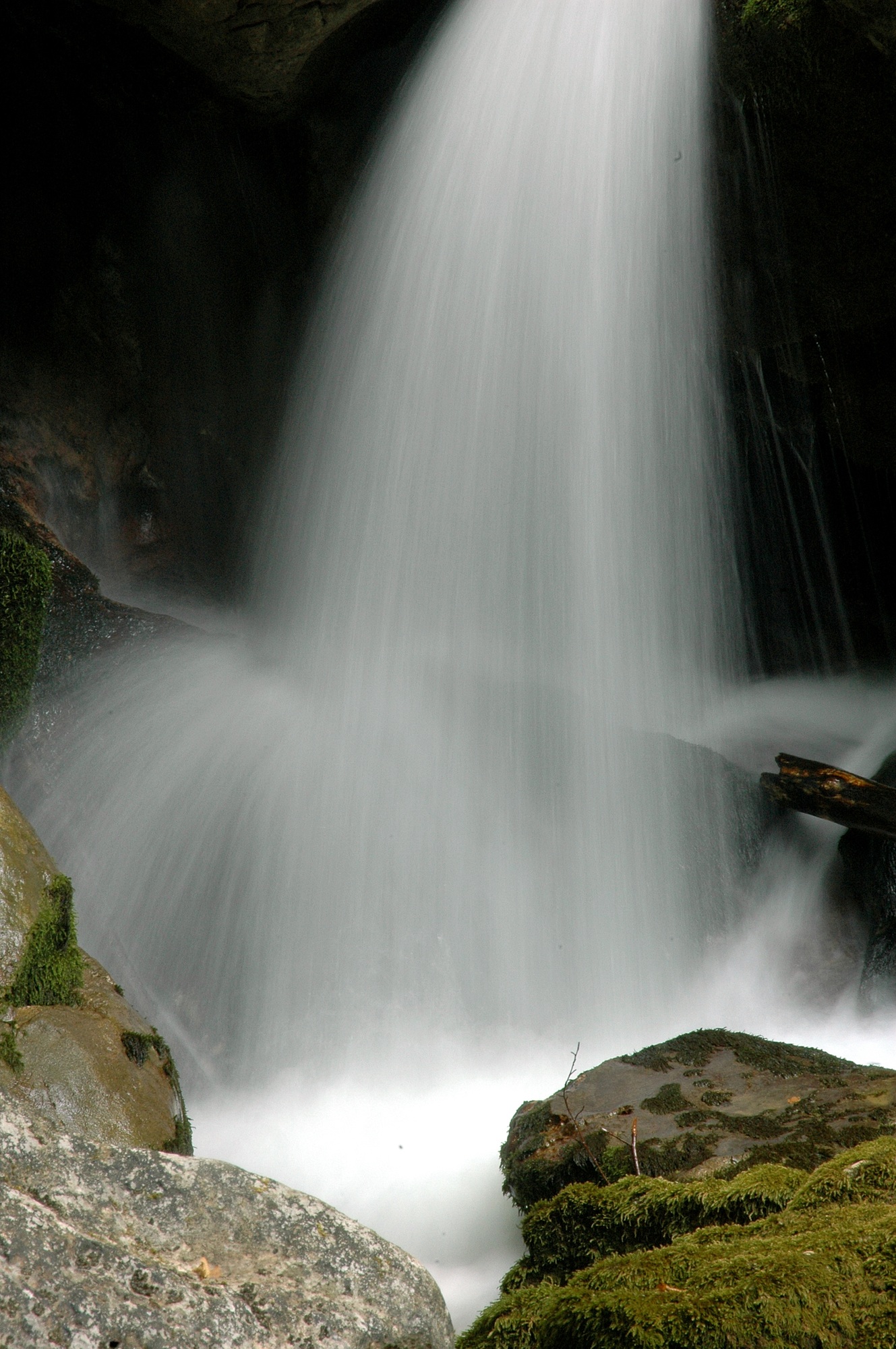 Waterfall in the Mountains